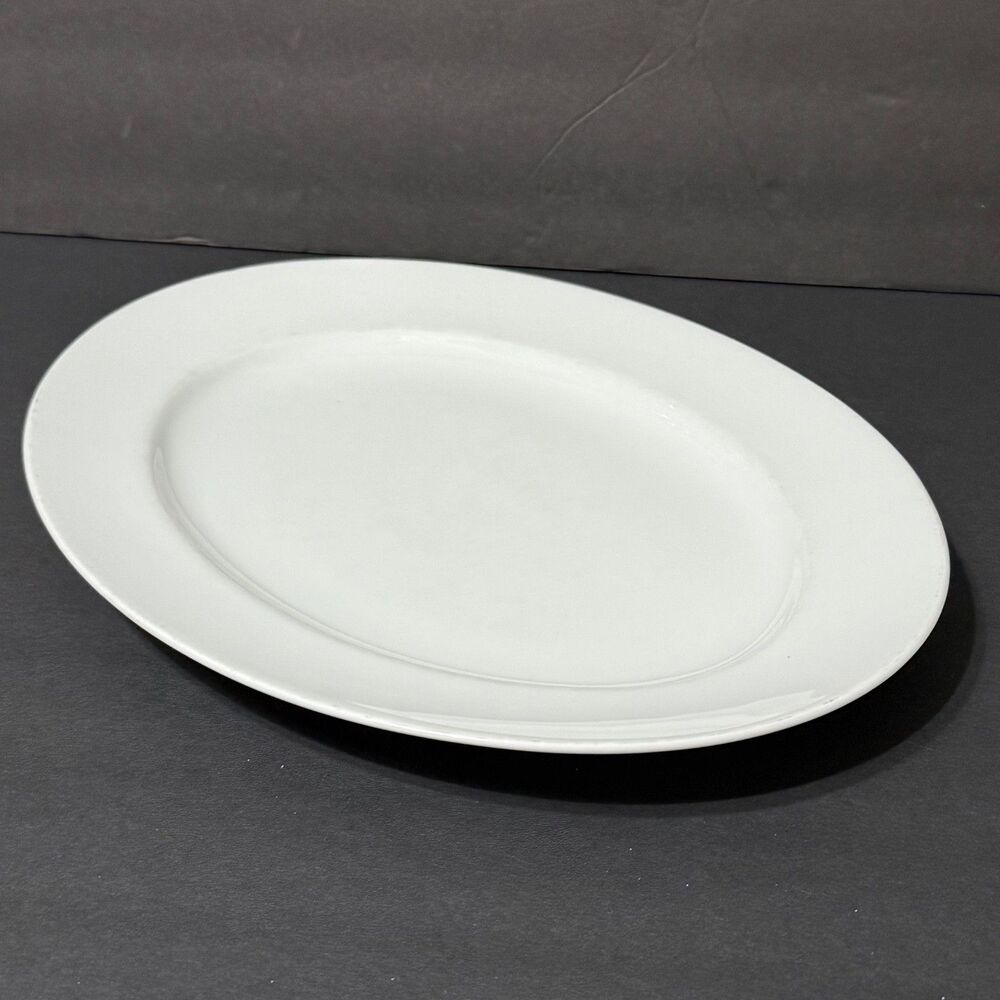 Rosenthal White Oval Platter 12.75" x 9.5" Germany Classic Serving Piece READ